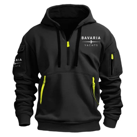 Bavaria Yachts Sailing Exclusive Logo Hoodie Half Zipper HOSAI290425A01BAVHHZ
