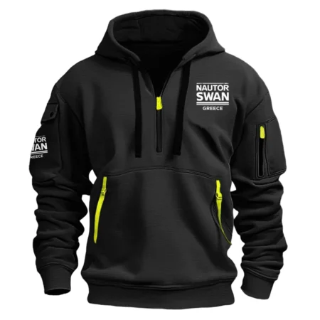 Nautor's Swan Sailing Exclusive Logo Hoodie Half Zipper HOSAI290425A01NAUHHZ