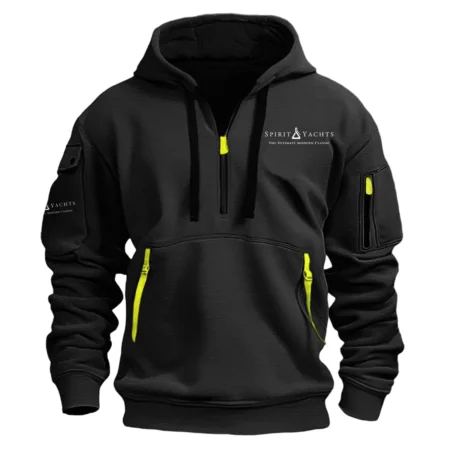 Spirit Yachts Sailing Exclusive Logo Hoodie Half Zipper HOSAI290425A01SPIHHZ