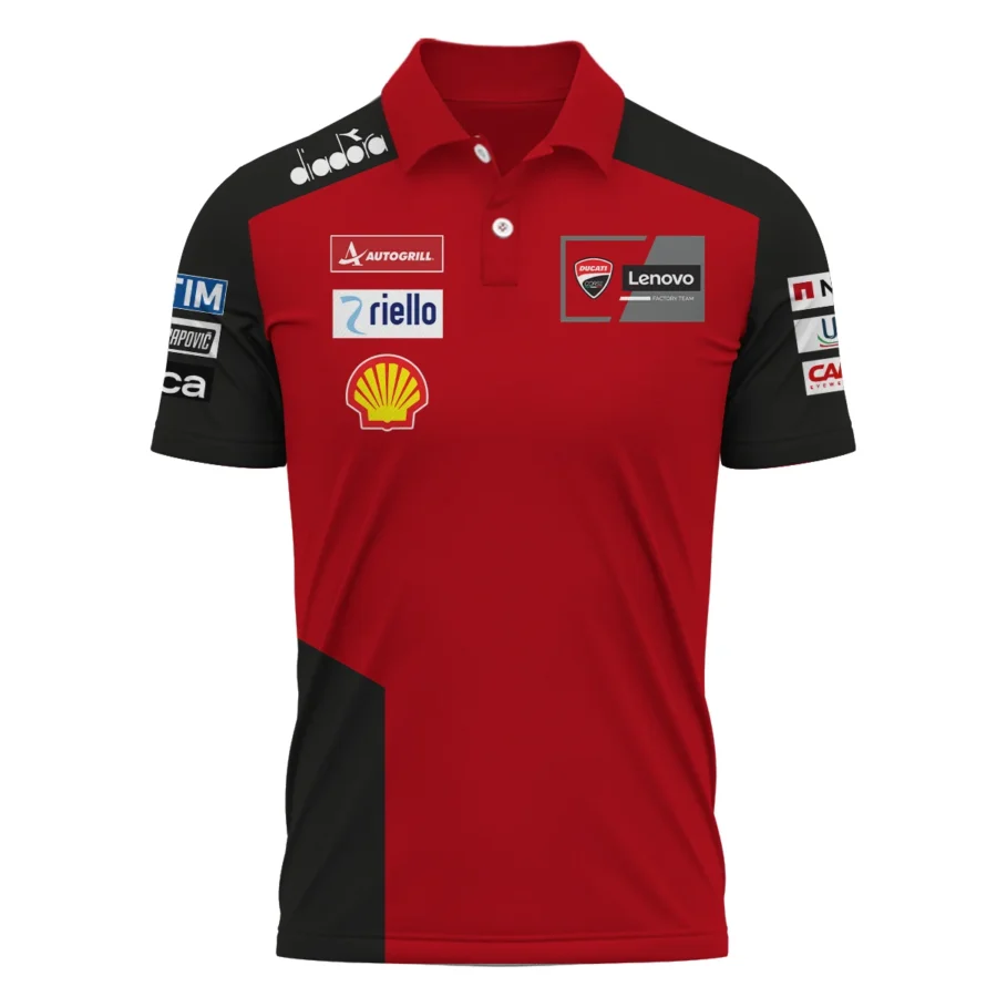 Ducati Lenovo Team Exclusive Logo Polo Shirt QTMTGP140525A1-PL - Image 2