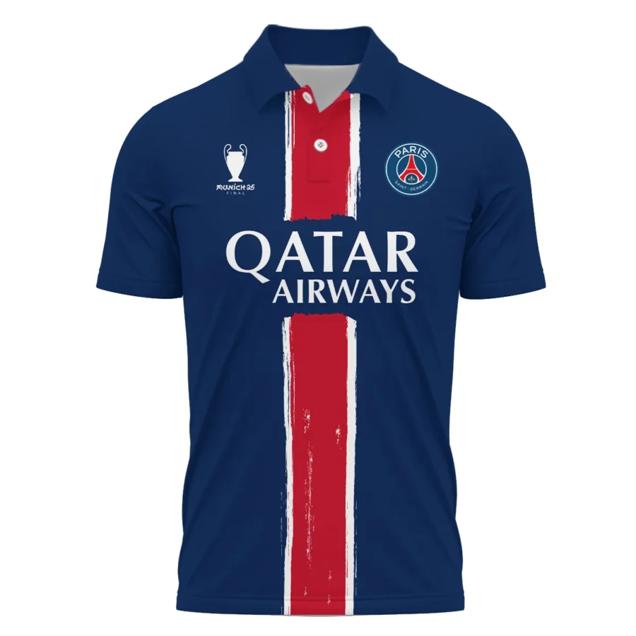 PSG Munich 25 Final Exclusive Logo Polo Shirt QTPSG310525A4-PL - Image 2