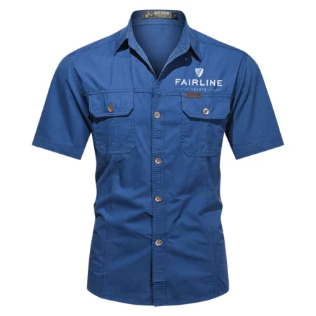 Fairline Yachts Sailing Exclusive Logo Casual Shirt HOSAI020525A01FAICAS