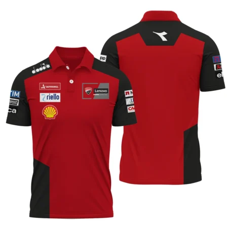 Ducati Lenovo Team Exclusive Logo Polo Shirt QTMTGP140525A1-PL