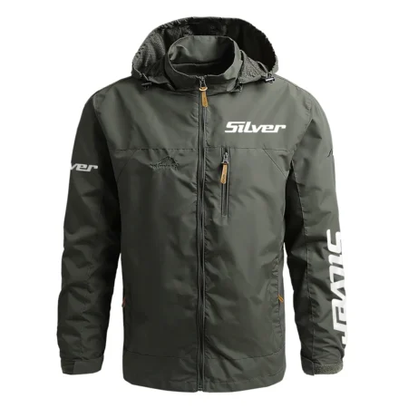 Silver Boats Exclusive Logo Waterproof Outdoor Jacket QTFSEU230525A1SB