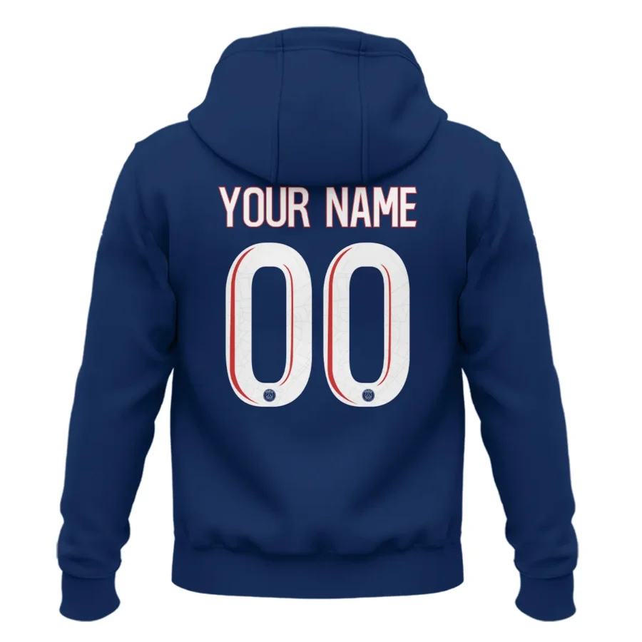 PSG Munich 25 Final Exclusive Logo Zipper Hoodie QTPSG310525A4-ZHD - Image 3