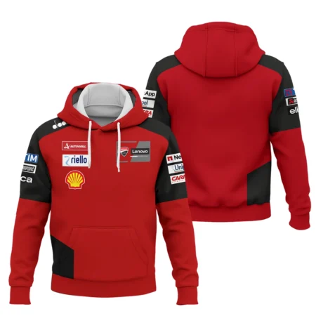 Ducati Lenovo Team Exclusive Logo Hoodie QTMTGP140525A1-HD
