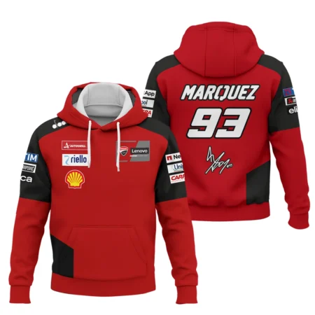 Marc Márquez Ducati Lenovo Team Exclusive Logo Hoodie QTMTGP140525A2-HD