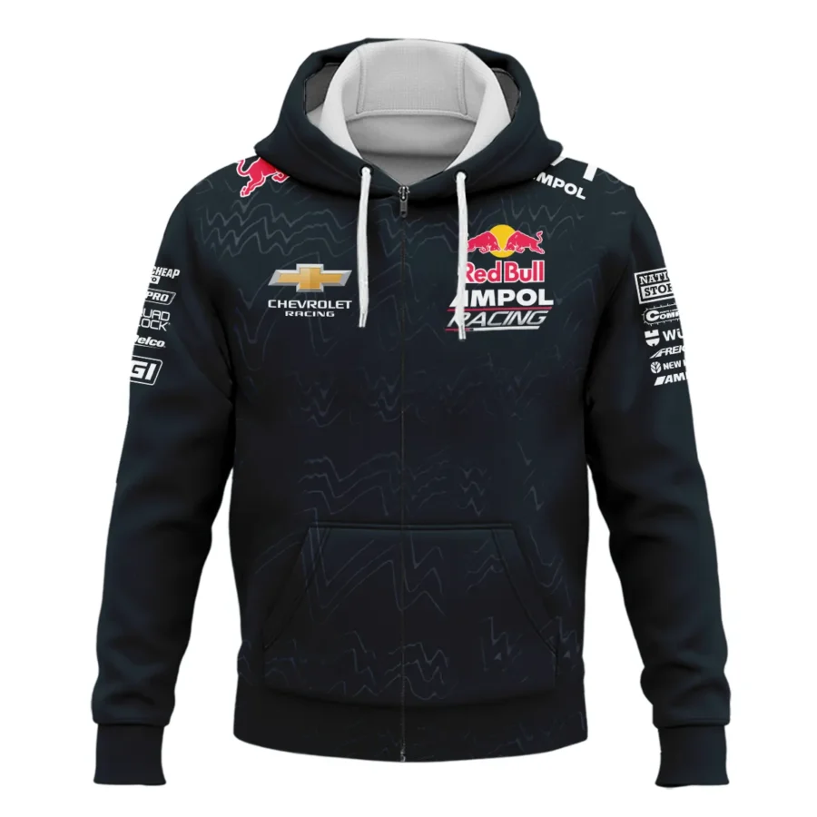 Red Bull Ampol Racing Exclusive Logo Zipper Hoodie QTRB140525A1-ZHD - Image 2
