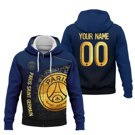 PSG Exclusive Logo Zipper Hoodie QTPSG310525A5-ZHD