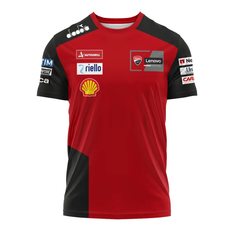 Marc Márquez Ducati Lenovo Team Exclusive Logo T-shirt QTMTGP140525A2-TS - Image 2