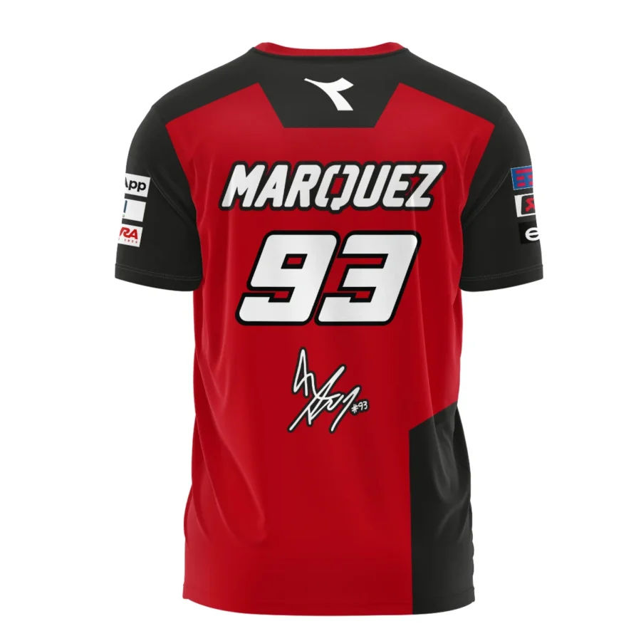 Marc Márquez Ducati Lenovo Team Exclusive Logo T-shirt QTMTGP140525A2-TS - Image 3