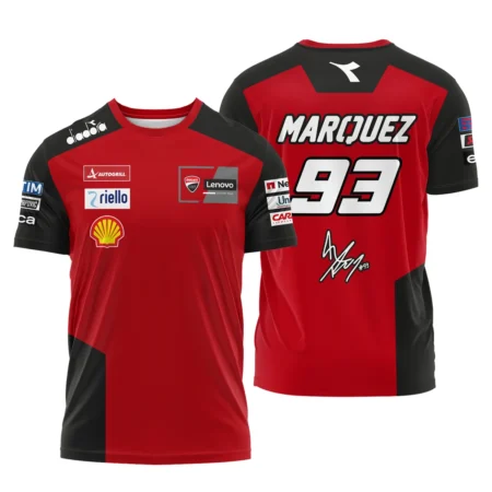 Marc Márquez Ducati Lenovo Team Exclusive Logo T-shirt QTMTGP140525A2-TS