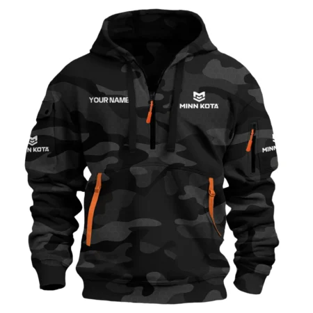 Minn Kota Exclusive Logo Hoodie Half Zipper Fishing QTFS200525A1MNK