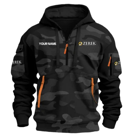 Zerek Innovation Exclusive Logo Hoodie Half Zipper Fishing QTFS200525A3ZI