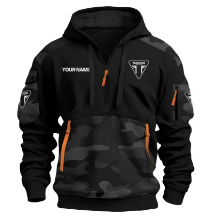 Triumph Motorcycles  Exclusive Logo Hoodie Half Zipper QTMT160525A2TRI