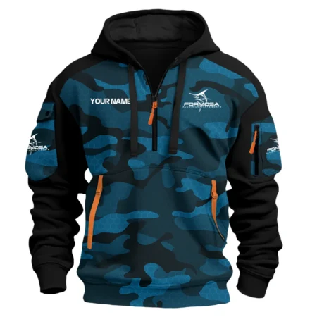 Formosa Marine Exclusive Logo Hoodie Half Zipper Fishing QTFS200525A3FOM