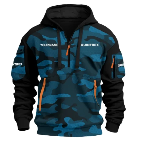 Quintrex Exclusive Logo Hoodie Half Zipper Fishing QTFS200525A3QTX