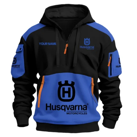 Husqvarna Motorcycles  Exclusive Logo Hoodie Half Zipper QTMT160525A3HUS