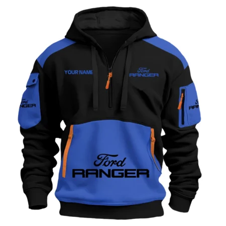 Ford Ranger Ute Exclusive Logo Hoodie Half Zipper QTUT160525A2FR