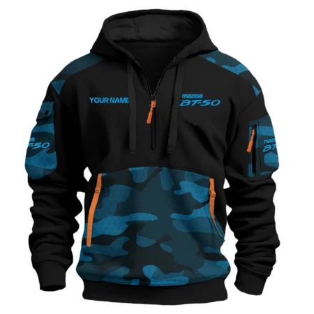 Mazda BT-50 Ute Exclusive Logo Hoodie Half Zipper QTUT160525A3MBT