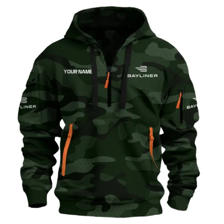 Bayliner Exclusive Logo Hoodie Half Zipper Fishing QTFS200525A1BYL