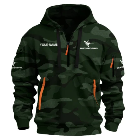 Humminbird Exclusive Logo Hoodie Half Zipper Fishing QTFS200525A1HUM