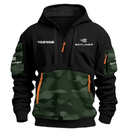 Bayliner Exclusive Logo Hoodie Half Zipper Fishing QTFS200525A2BYL