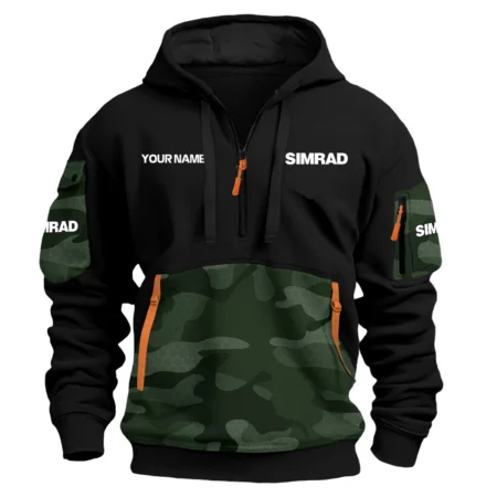 Simrad Exclusive Logo Hoodie Half Zipper Fishing QTFS200525A2SIM