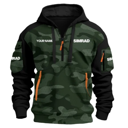 Simrad Exclusive Logo Hoodie Half Zipper Fishing QTFS200525A3SIM