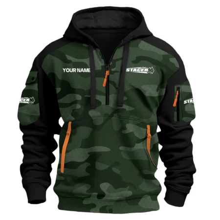 Stacer Exclusive Logo Hoodie Half Zipper Fishing QTFS200525A3STC