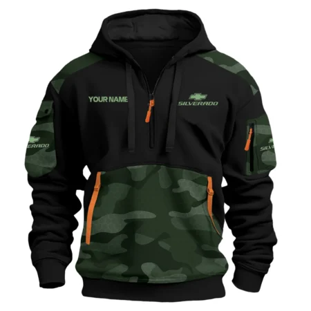 Chevrolet Silverado Ute Exclusive Logo Hoodie Half Zipper QTUT160525A3CS
