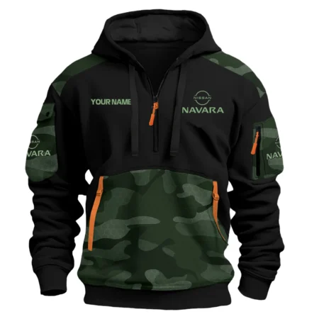 Nissan Navara Ute Exclusive Logo Hoodie Half Zipper QTUT160525A3NNA