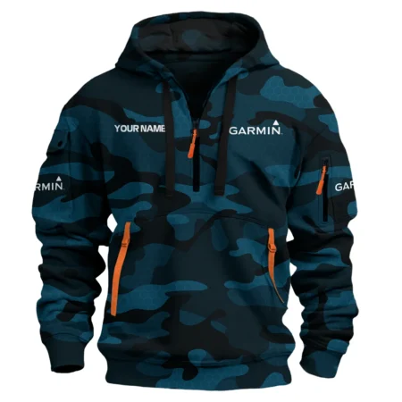 Garmin Exclusive Logo Hoodie Half Zipper Fishing QTFS200525A1GA
