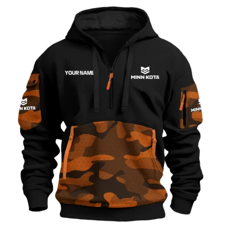 Minn Kota Exclusive Logo Hoodie Half Zipper Fishing QTFS200525A2MNK