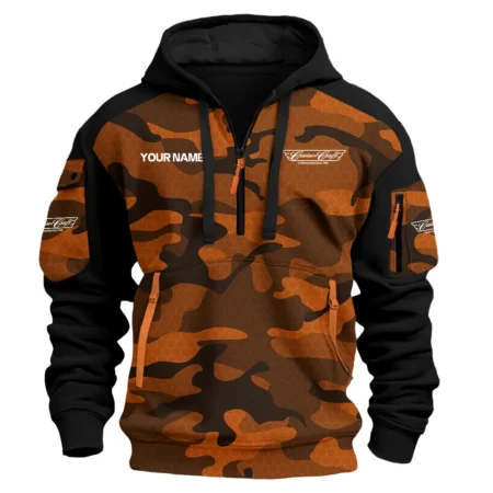 CruiseCraft Exclusive Logo Hoodie Half Zipper Fishing QTFS200525A3CCB
