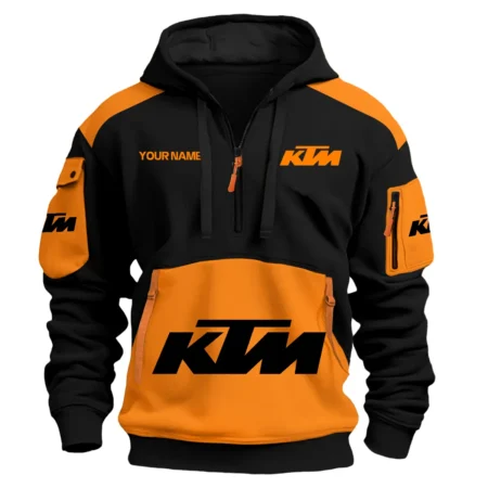 KTM Motorcycles  Exclusive Logo Hoodie Half Zipper QTMT160525A3KTM