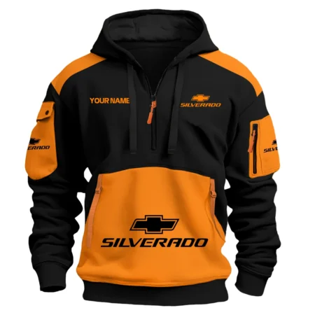 Chevrolet Silverado Ute Exclusive Logo Hoodie Half Zipper QTUT160525A2CS