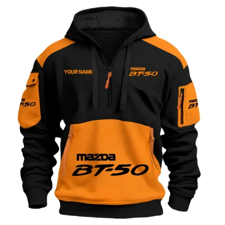 Mazda BT-50 Ute Exclusive Logo Hoodie Half Zipper QTUT160525A2MBT