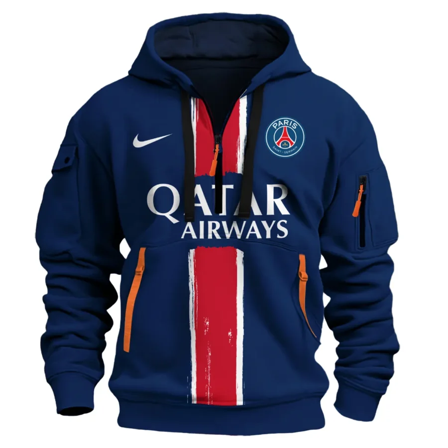 PSG Exclusive Logo Hoodie Half Zipper QTPSG310525A1-HDF - Image 2