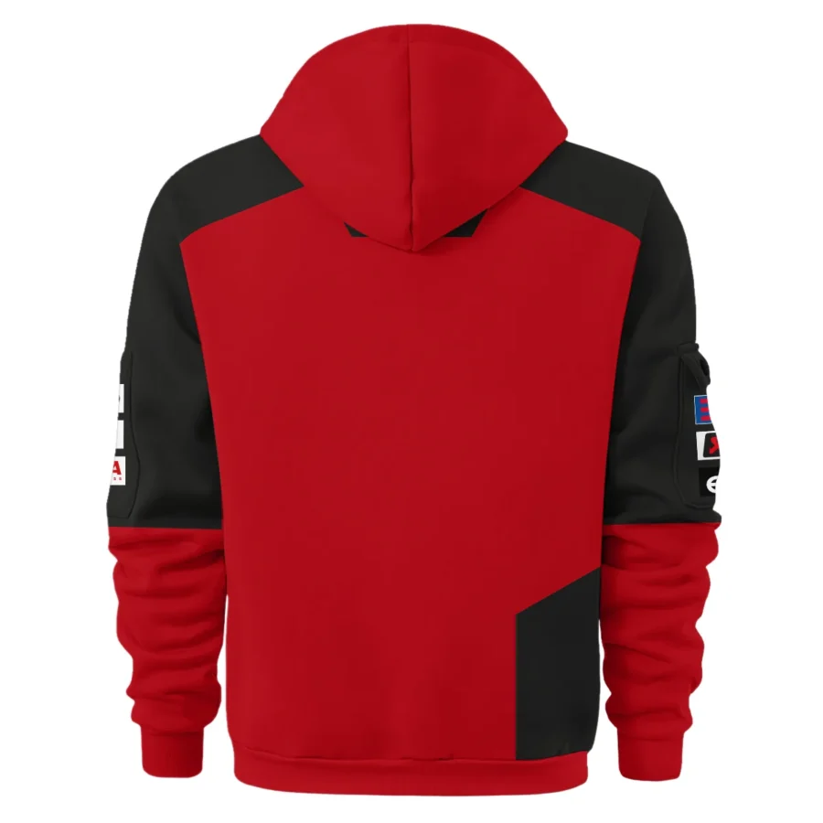 Ducati Lenovo Team Exclusive Logo Hoodie Half Zipper QTMTGP140525A1-HDF - Image 3