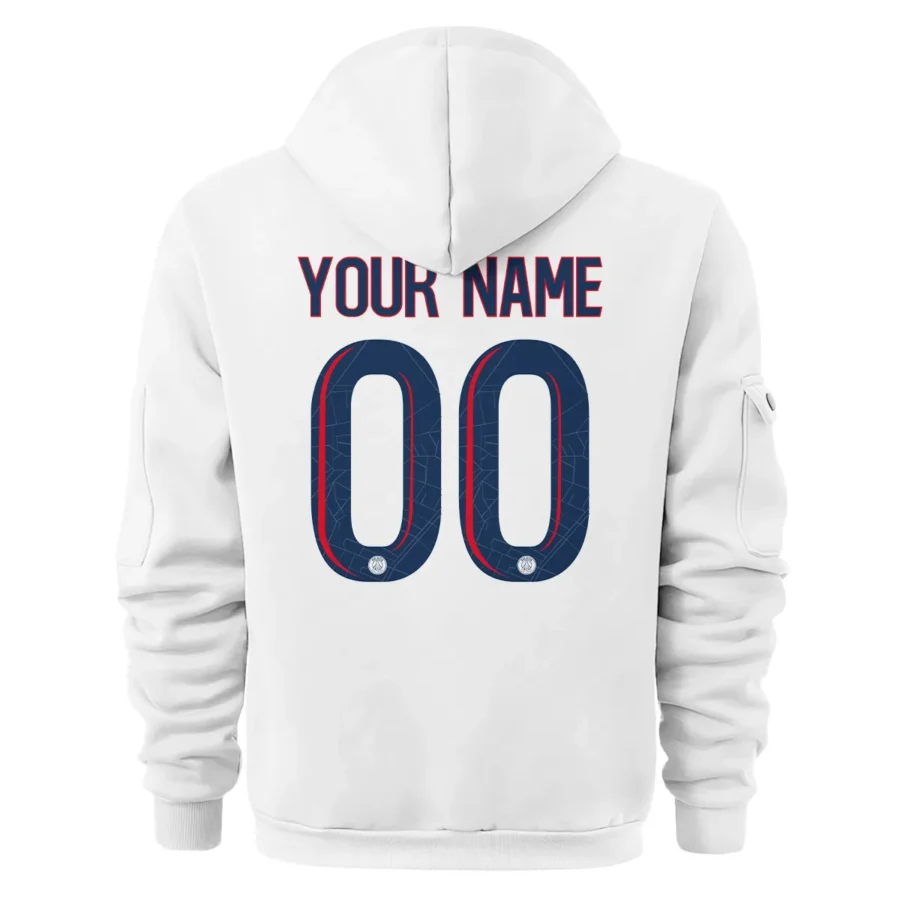 PSG Exclusive Logo Hoodie Half Zipper QTPSG310525A2-HDF - Image 3