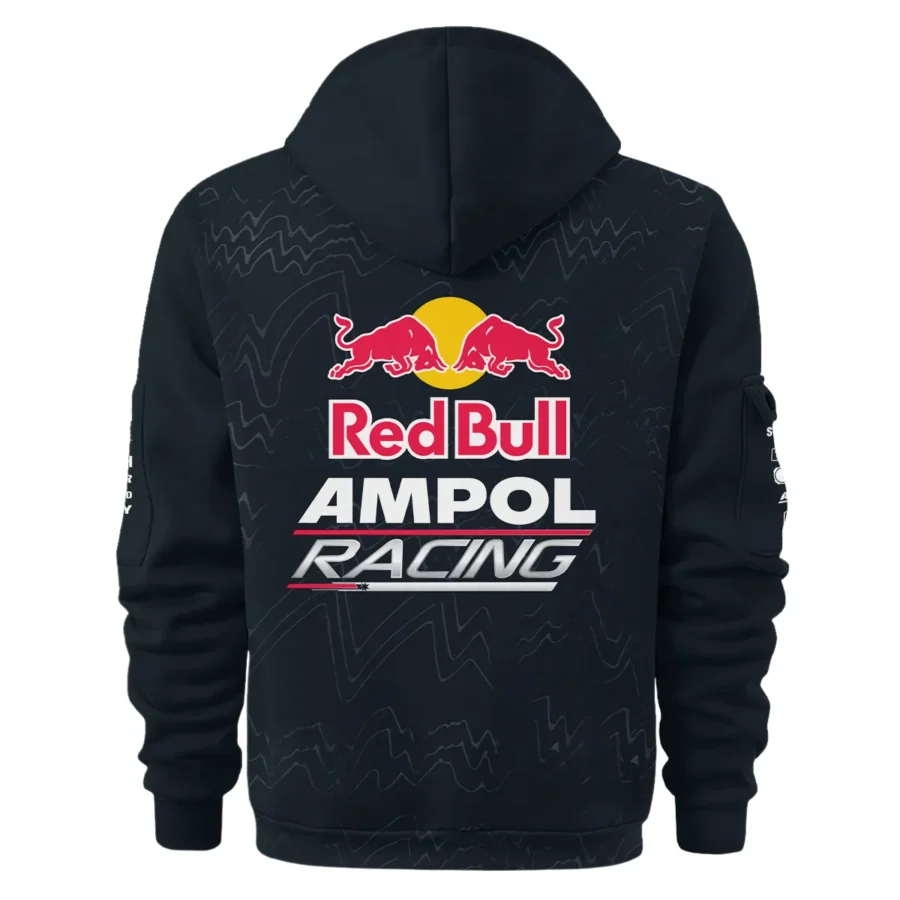 Red Bull Ampol Racing Exclusive Logo Hoodie Half Zipper QTRB140525A1-HDF - Image 3