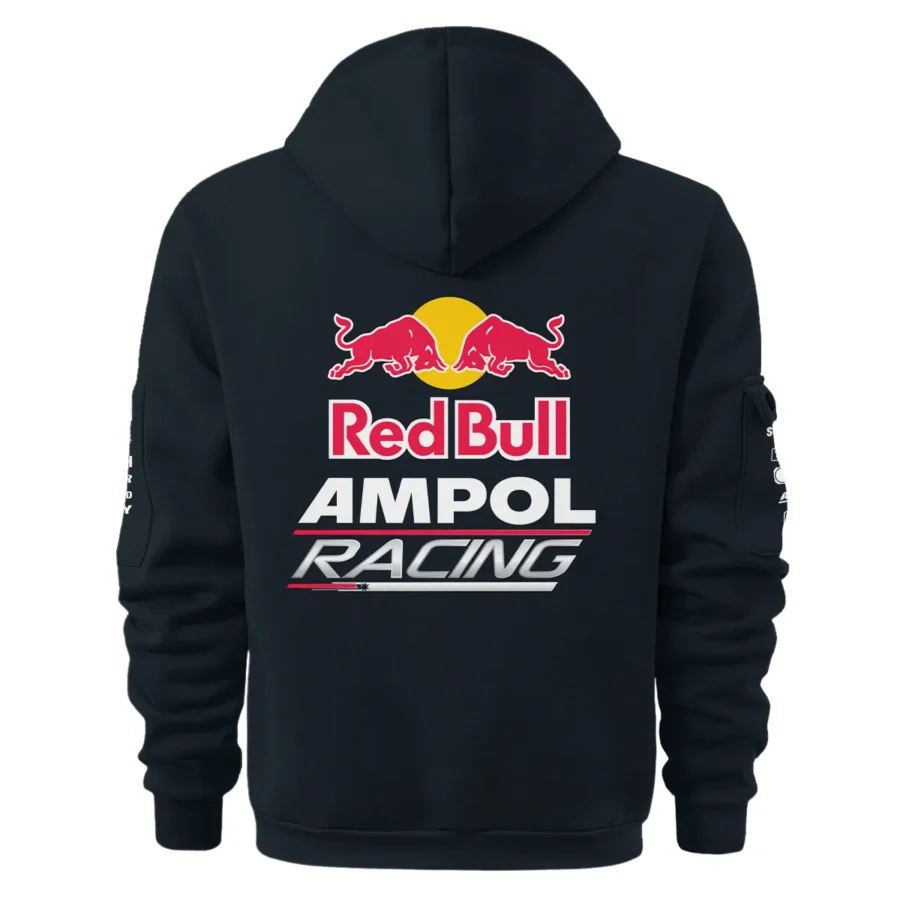 Red Bull Ampol Racing Exclusive Logo Hoodie Half Zipper QTRB140525A2-HDF - Image 3