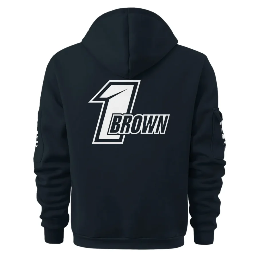 Will Brown Red Bull Ampol Racing Exclusive Logo Hoodie Half Zipper QTRB140525A4-HDF - Image 3