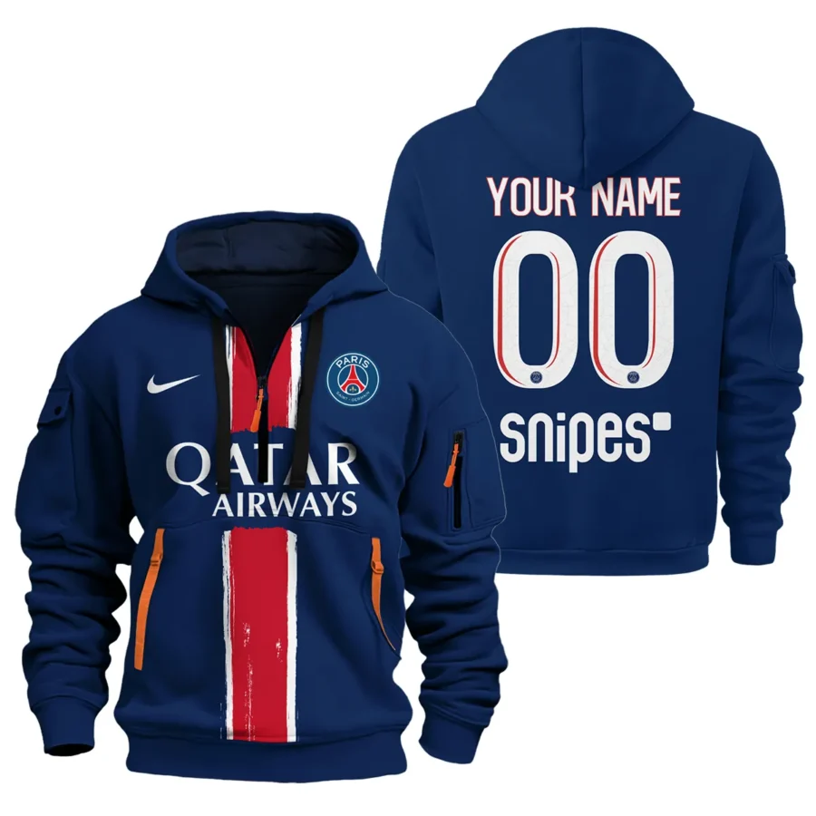 PSG Exclusive Logo Hoodie Half Zipper QTPSG310525A1-HDF