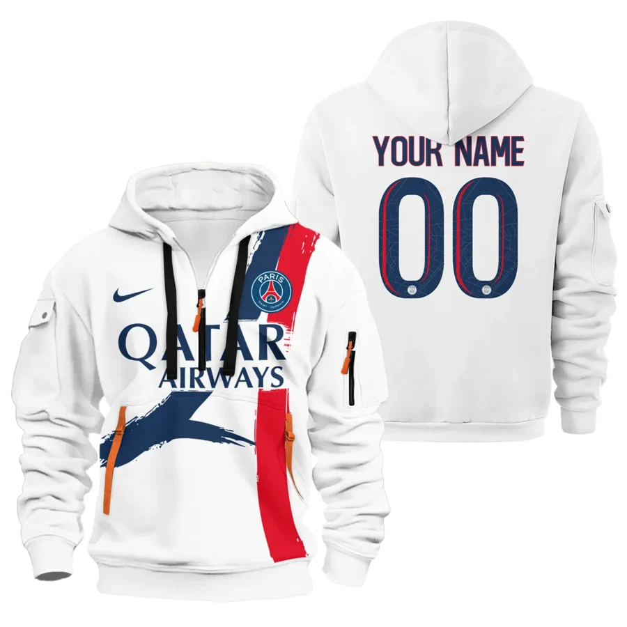 PSG Exclusive Logo Hoodie Half Zipper QTPSG310525A2-HDF