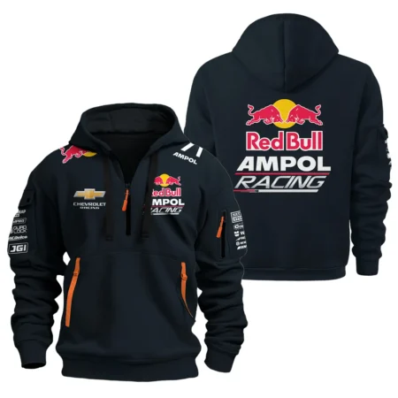 Red Bull Ampol Racing Exclusive Logo Hoodie Half Zipper QTRB140525A2-HDF