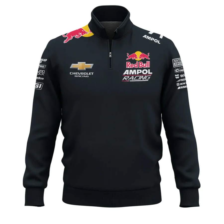 Broc Feeney Red Bull Ampol Racing Exclusive Logo Quarter-Zip Sweatshirt QTRB140525A3-QTZ - Image 2