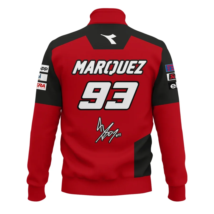 Marc Márquez Ducati Lenovo Team Exclusive Logo Quarter-Zip Sweatshirt QTMTGP140525A2-QTZ - Image 3