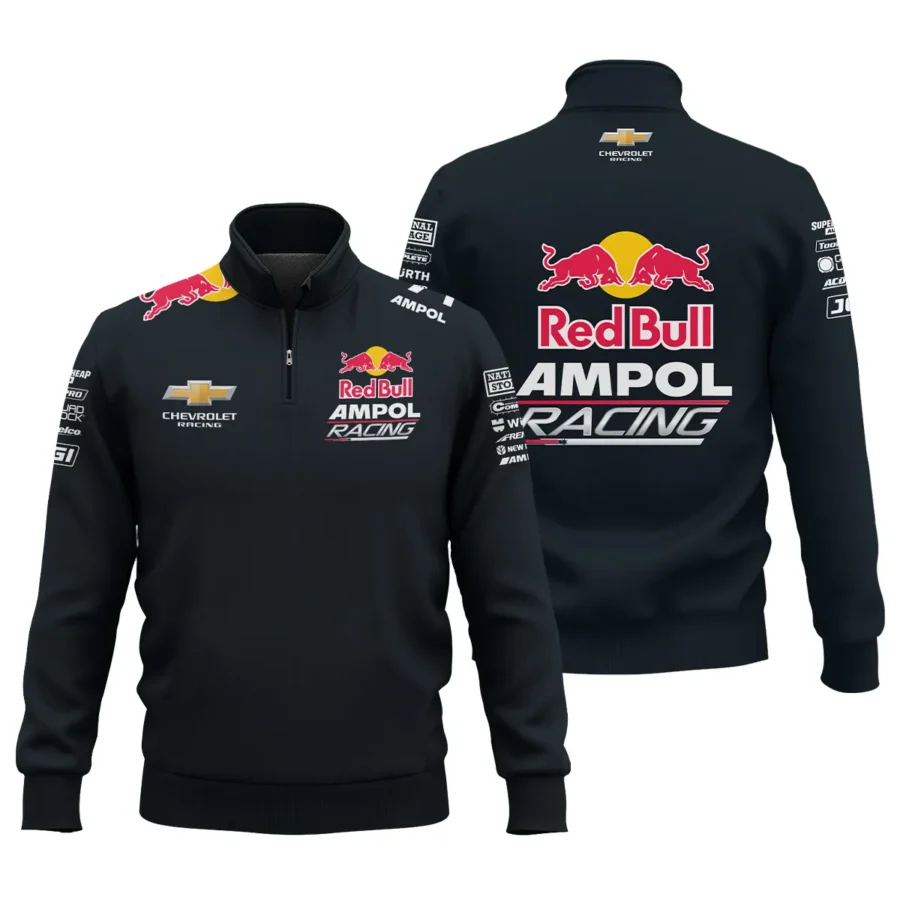 Red Bull Ampol Racing Exclusive Logo Quarter-Zip Sweatshirt QTRB140525A2-QTZ